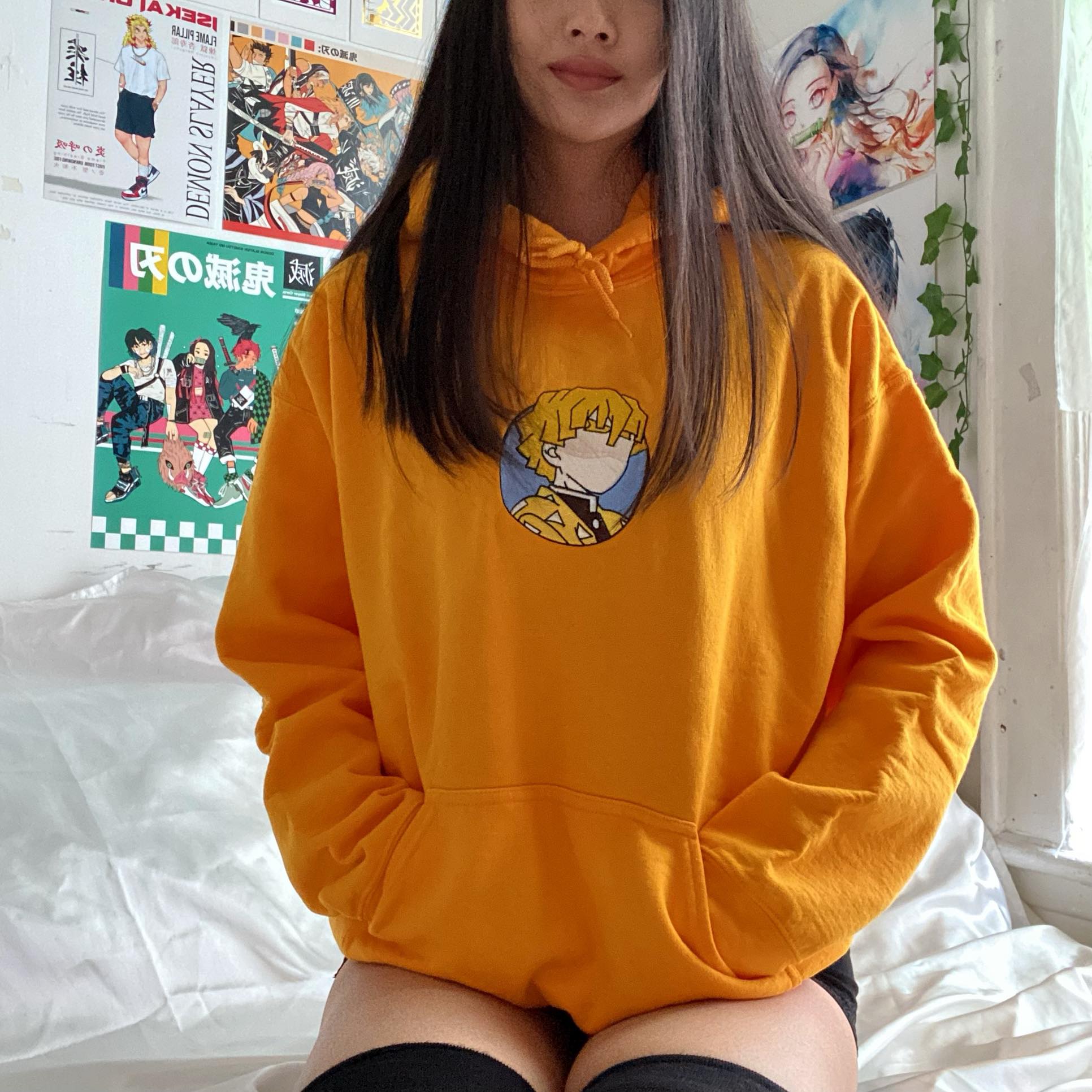 Yellow best sale aesthetic hoodie